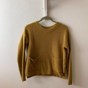Madewell Mustard Yellow Sweater